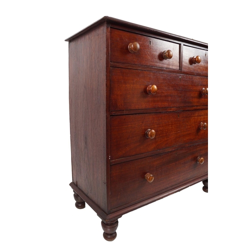 74 - VICTORIAN MAHOGANY CHEST