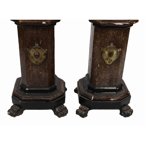 77 - PR 19TH-CENTURY VENETIAN BLACKAMORE FIGURES