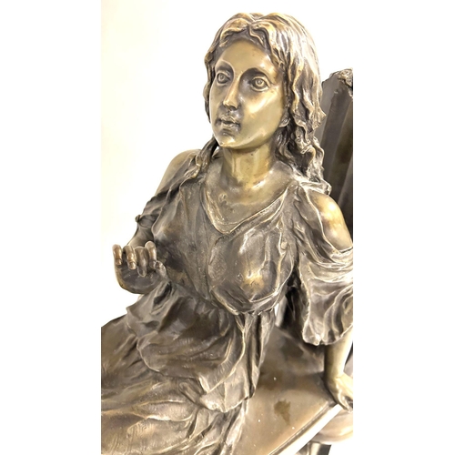 918 - 19TH-CENTURY FRENCH BRONZE SCULPTURE