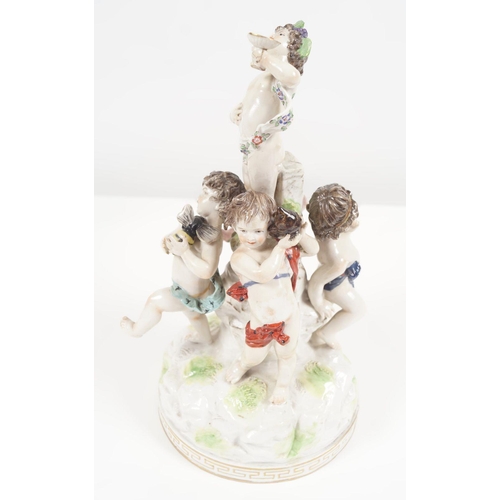 92 - 19TH-CENTURY GERMAN PORCELAIN GROUP