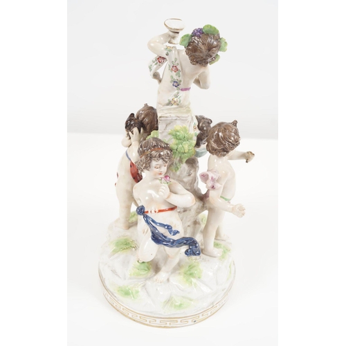 92 - 19TH-CENTURY GERMAN PORCELAIN GROUP