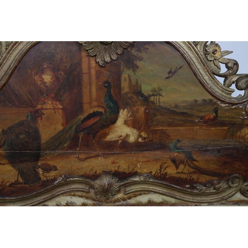 16 - 19TH-CENTURY CARVED GILTWOOD BENCH