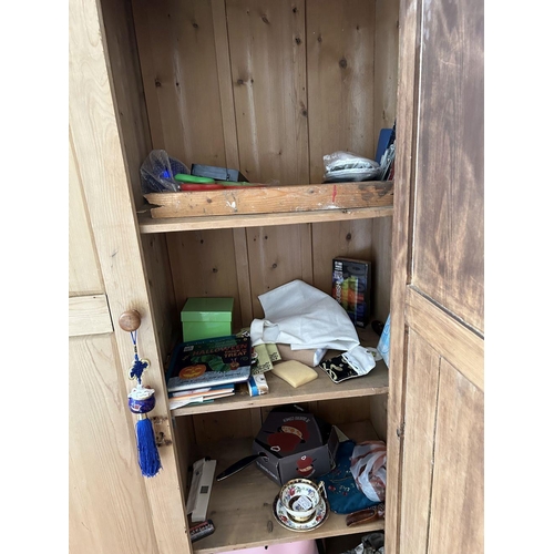 1016 - 19TH-CENTURY PINE WARDROBE