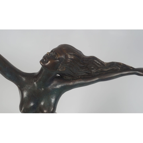 1017 - CONTEMPORARY BRONZE SCULPTURE