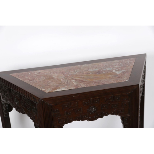 1046 - CHINESE QING HARDWOOD CEREMONIAL TABLE