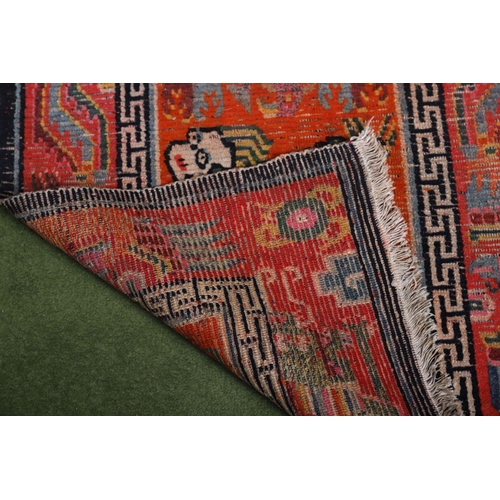 1075 - 19TH-CENTURY CHINESE SADDLE RUGS