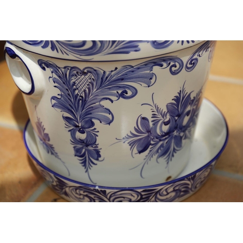 1093 - DUTCH BLUE AND WHITE JARDINIERE