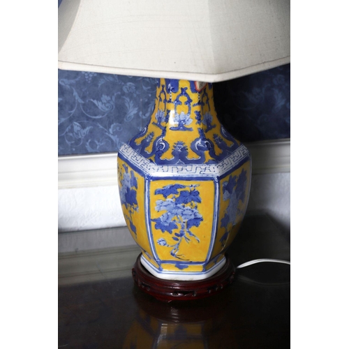 1130 - CHINESE PORCELAIN TABLE LAMP