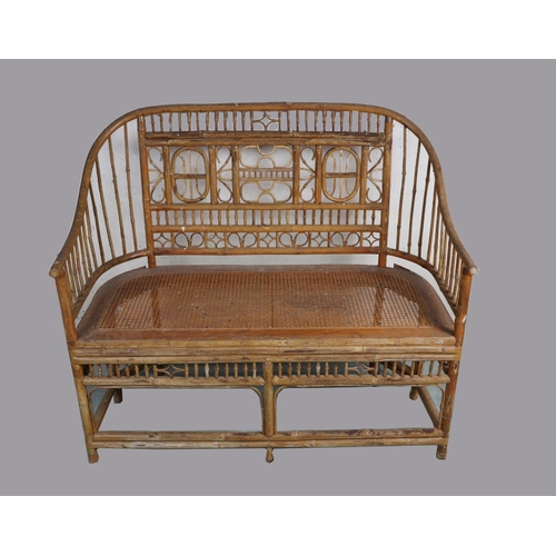 1149 - BAMBOO CONSERVATORY SETTEE