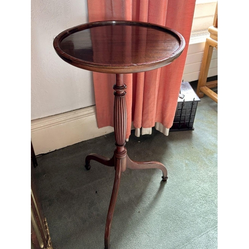 1177 - PAIR 19TH-CENTURY MAHOGANY & INLAID WINE TABLES