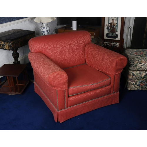 1197 - MODERN SCROLL BACK ARMCHAIR