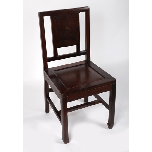 121 - 19TH-CENTURY CHINESE HARDWOOD CHAIR