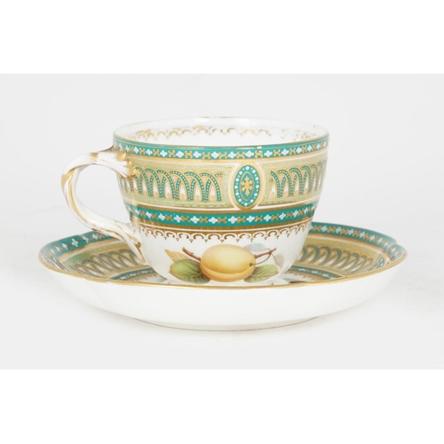 1213 - 19TH-CENTURY PARIS PORCELAIN CABINET CUP & SAUCER