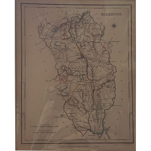 157 - 19TH-CENTURY LEWIS TOPOGRAPHICAL MAP OF KILKENNY