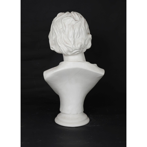 241 - CERAMIC BUST OF A YOUNG BOY