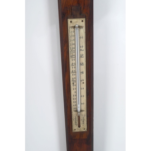 263 - IRISH GEORGIAN STICK BAROMETER