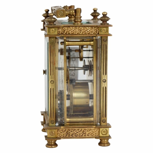 325 - 19TH-CENTURY FRENCH ENAMELLED CARRIAGE CLOCK