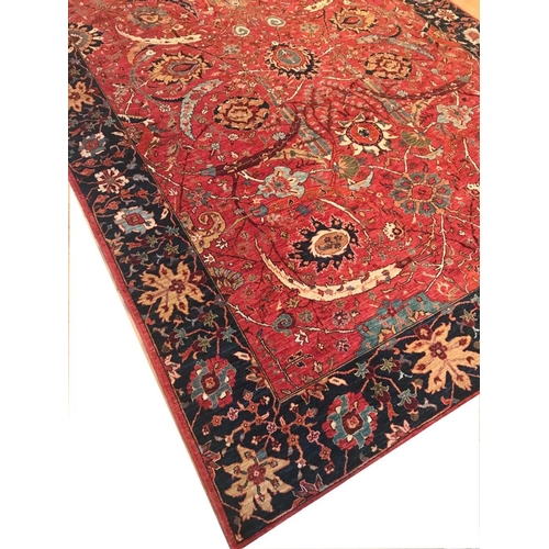 332 - SOUTH-EAST PERSIAN KIRMAN DESIGN CARPET