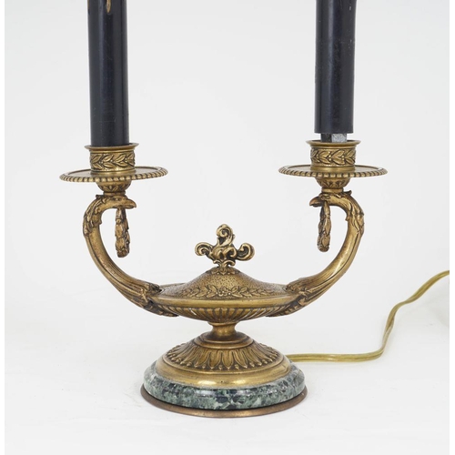 347 - FRENCH EMPIRE ORMOLU ALADDIN URN LAMP