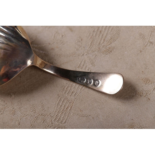 357 - GEORGIAN SILVER CADDY SPOON