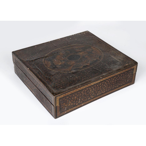 36 - 19TH-CENTURY CHINESE EXPORT GAMES BOX