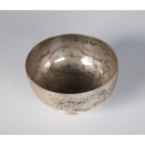 377 - CHINESE SILVER BOWL