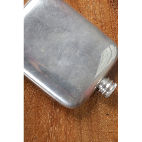 386 - 19TH-CENTURY SILVER HIP FLASK