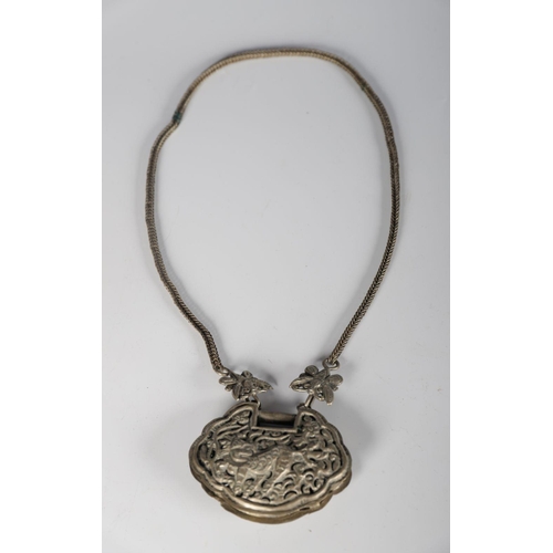 411 - CHINESE LOCK CHARM PENDANT