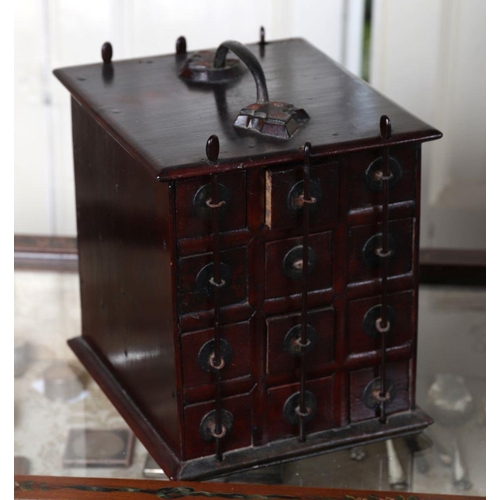 419 - CHINESE QING NEST OF DRAWERS