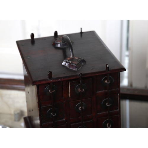 419 - CHINESE QING NEST OF DRAWERS