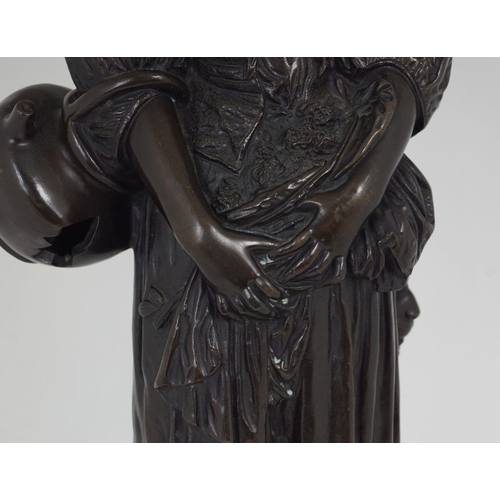 438 - 19TH-CENTURY BRONZE STATUE