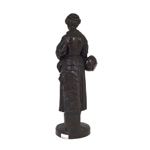 438 - 19TH-CENTURY BRONZE STATUE