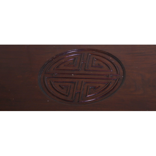 451 - CHINESE HARDWOOD TRUNK