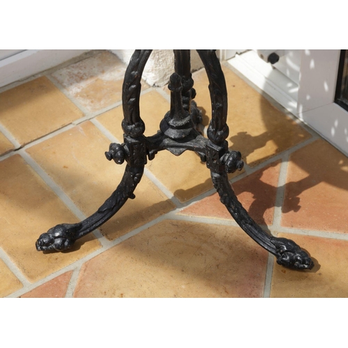 456 - VICTORIAN CAST IRON GARDEN TABLE