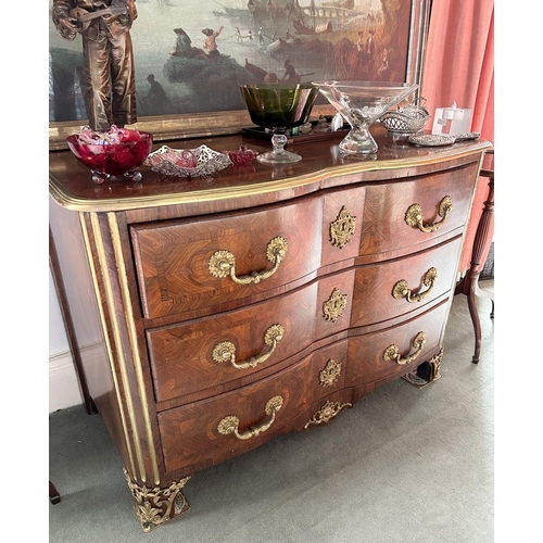 471 - 19TH-CENTURY FRENCH KINGWOOD COMMODE