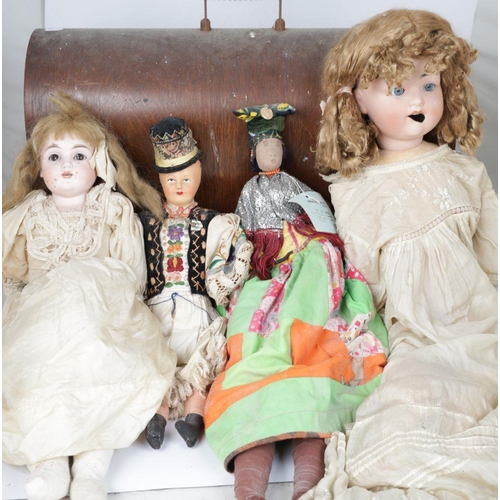 482 - GROUP OF 4 VINTAGE DOLLS