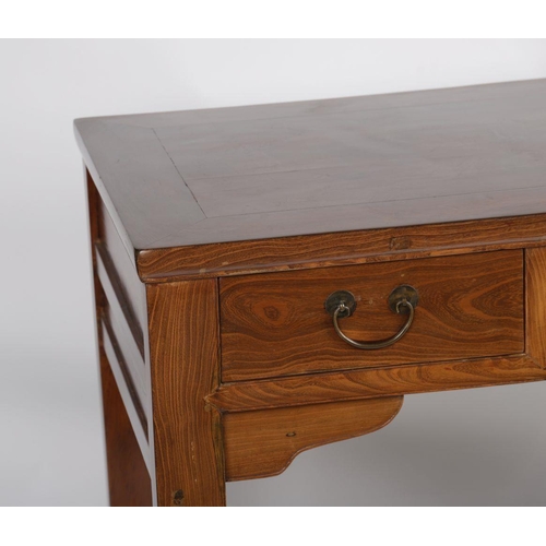 484 - CHINESE ELM WOOD SCHOLAR'S WRITING TABLE