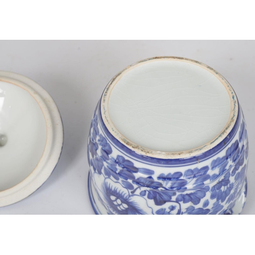 507 - CHINESE BLUE AND WHITE PORCELAIN JAR