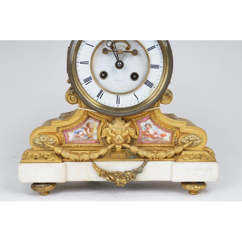 537 - 19TH-CENTURY FRENCH ORMOLU MANTEL CLOCK