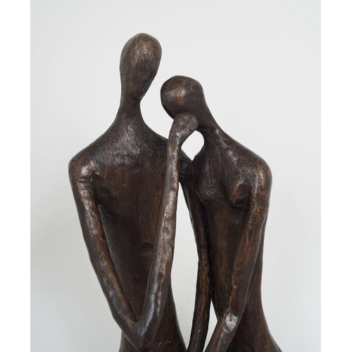 557 - CONTEMPORARY BRONZE GROUP