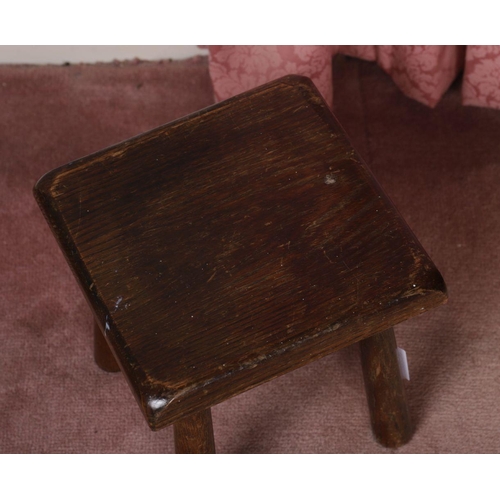 558 - VERNACULAR OAK STOOL