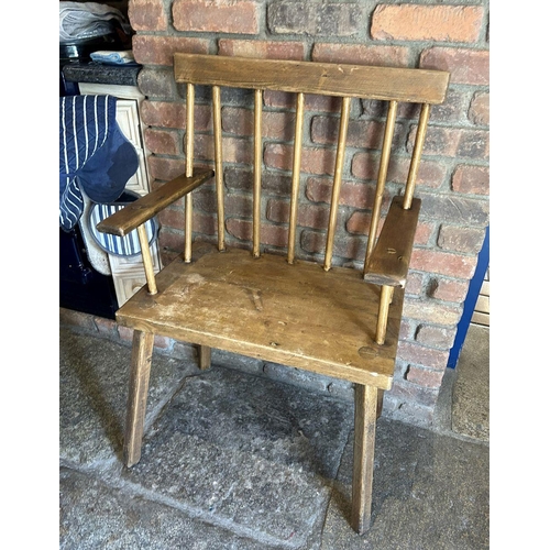 57 - VERNACULAR PINE HEDGE CHAIR