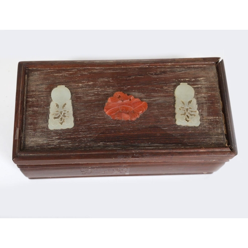 572 - CHINESE HARDWOOD BOX