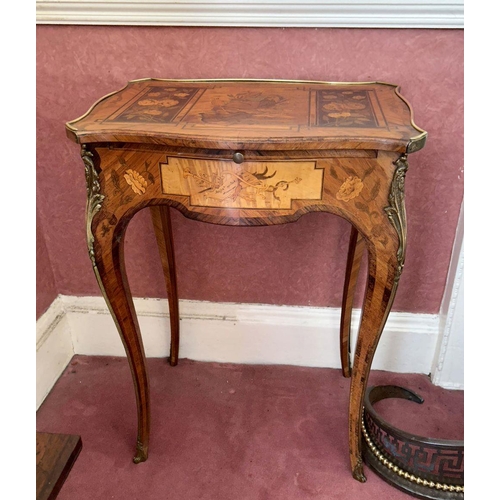 61 - IMPORTANT PR 19TH-CENTURY FRENCH KINGWOOD TABLES