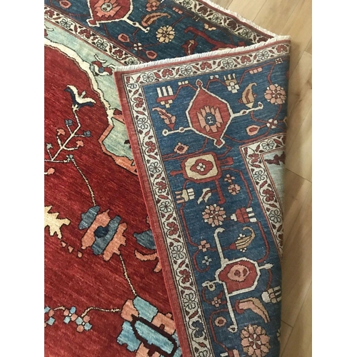 610 - HANDMADE SERPAI PATTERN CARPET