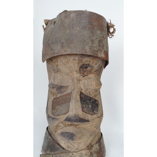 612 - SET OF 2 AFRICAN TRIBAL MASKS