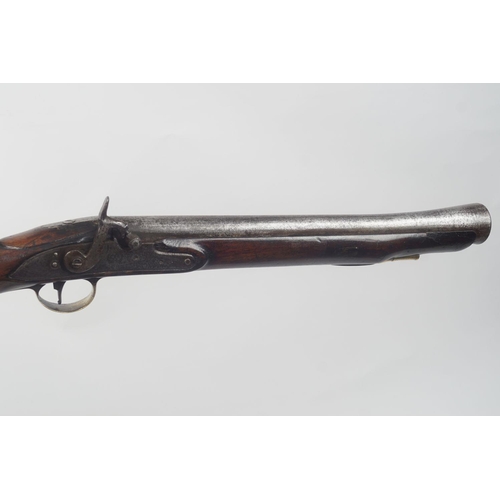 645 - ANTIQUE BRASS MOUNTED BLUNDERBUSS