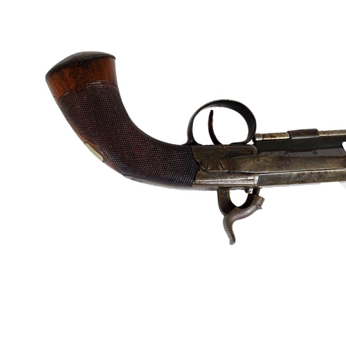 659 - 19TH-CENTURY PERCUSSION PISTOL