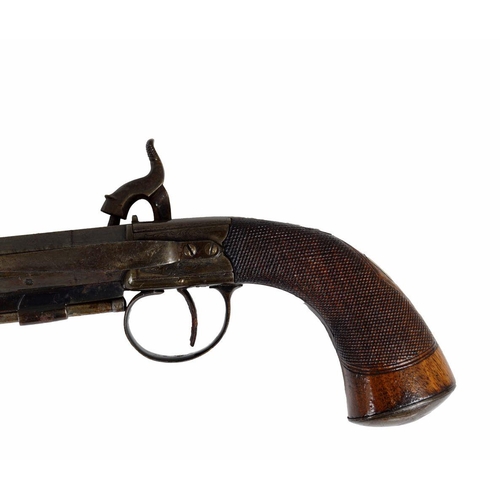 659 - 19TH-CENTURY PERCUSSION PISTOL