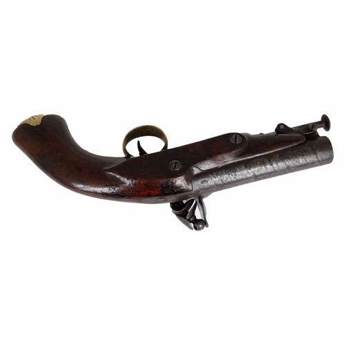 666 - 19TH-CENTURY RIGBY OF DUBLIN PERCUSSION PISTOL